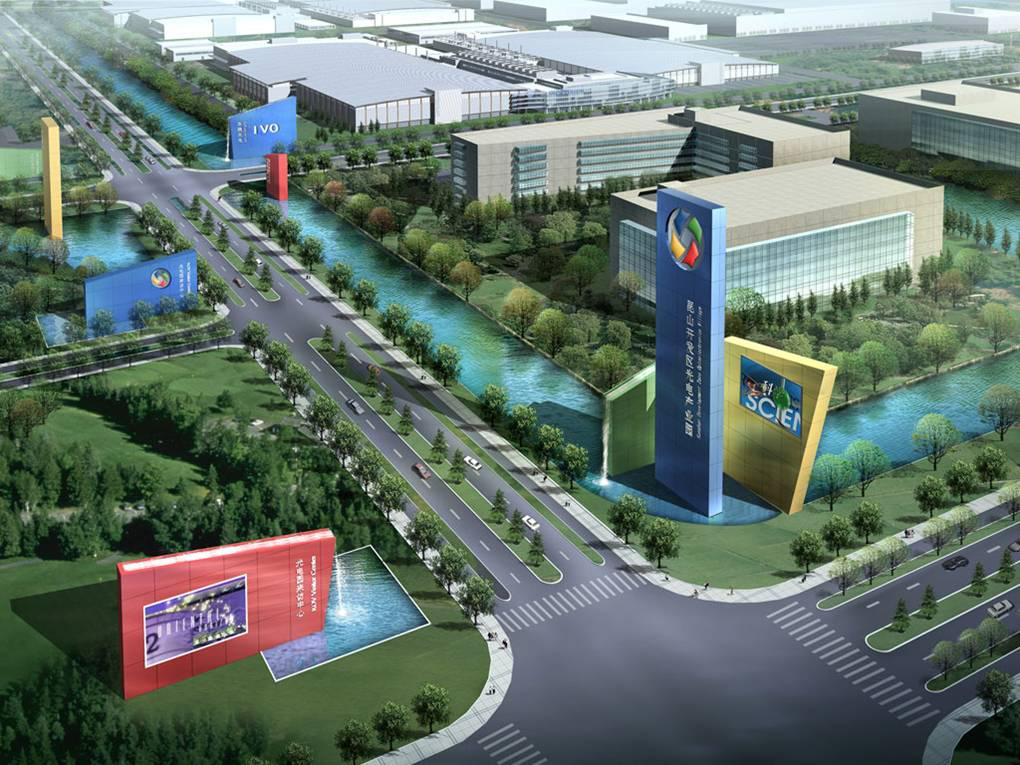 昆山經(jīng)濟技術開發(fā)區(qū)光電產(chǎn)業(yè)園沙盤